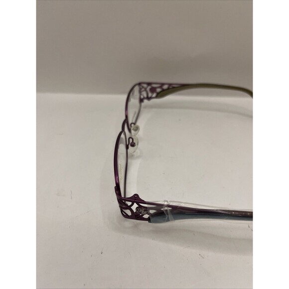 Apple Bottoms Eyeglasses 713 Burgundy Designer Demo Lens Red 53-17-135 - Picture 5 of 8